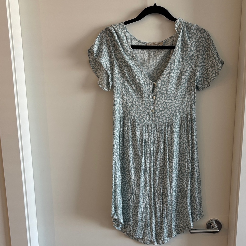 Propaganda Light Blue Floral Top